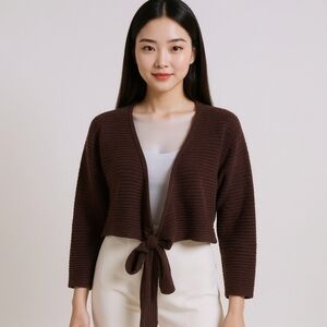 Zanella by Massimo Molina Made In Italy Merino & Angora Wool Sweater Cardigan